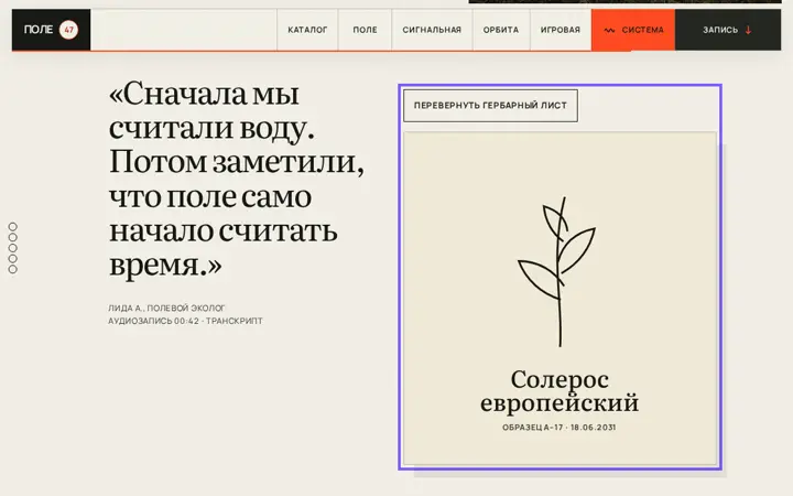 Предпросмотр: Трёхмерный переворот карточки