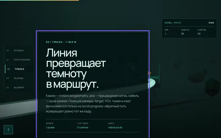 Предпросмотр: Обратимая интерполяция камеры