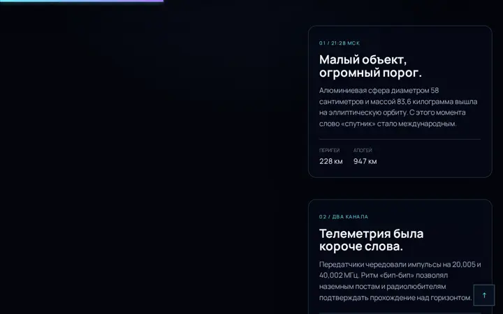 Предпросмотр: Орбита, связанная со скроллом
